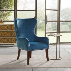 Button Tufted Back Accent Chair