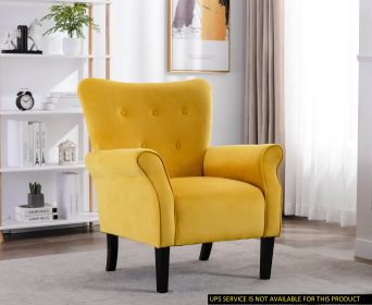 Stylish Living Room Furniture Accent Chair Yellow