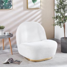 Modern Velvet Swivel Accent Chair, Swivel Barrel Chair