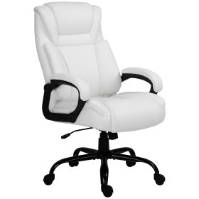 Executive Office Chair with Wide Seat, Computer Desk Chair