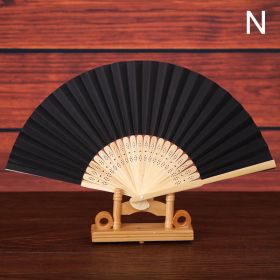 Folding Handheld Fans Chinese Paper Classical Hanfu (Style: 14)