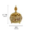 1pc Metal Incense Burner