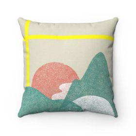 Landscape Square Pillow (size: 14" x 14")