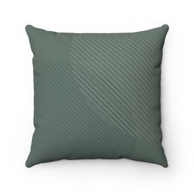 Abstract Dark Green Design Cushion Home Decoration Accents - 4 Sizes (size: 14" x 14")